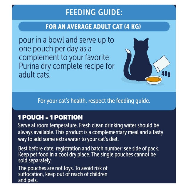 Felix wet cat food Fish Selection 6 x 48g - British product