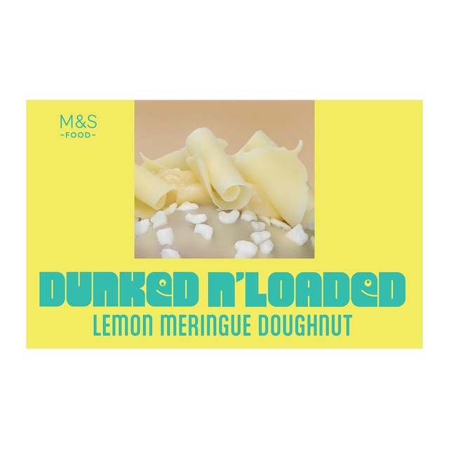 M&S Lemon Meringue doughnut, imported from the UK