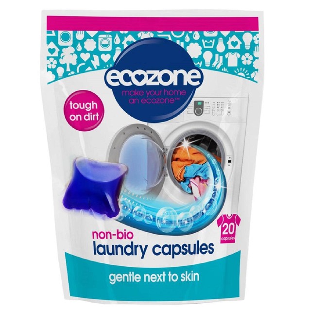 Ecozone Non Bio Laundry Capsules 20 Pack - British product