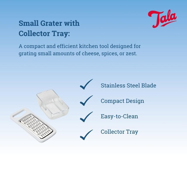 Tala small grater with collector tray (British brand)