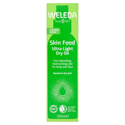 M&S Weleda Skin Food Ultra-Light Body Moisturising Dry Oil 100ml- Buy online at McGrocer