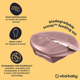 Vital Baby feeding set natural berry 2pk (British brand)
