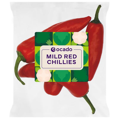 Ocado mild rote Chilis Frische Chilis 60g