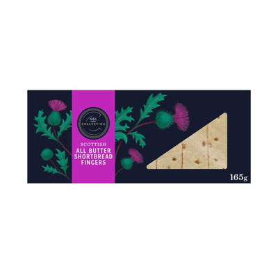 M&S M&S Scottish All Butter Shortbread Fingers Shortbread 165g- Buy online at McGrocer