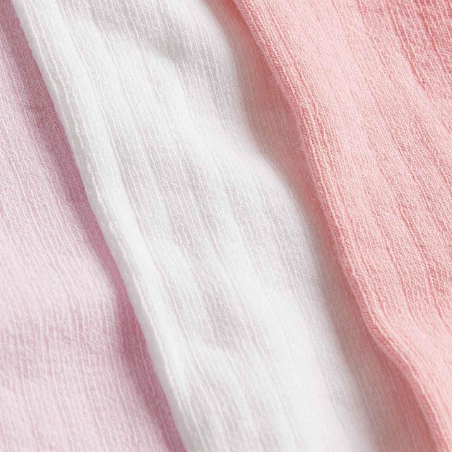 M&S girls tights 0-6 months light pink 3 pack, imported from the UK