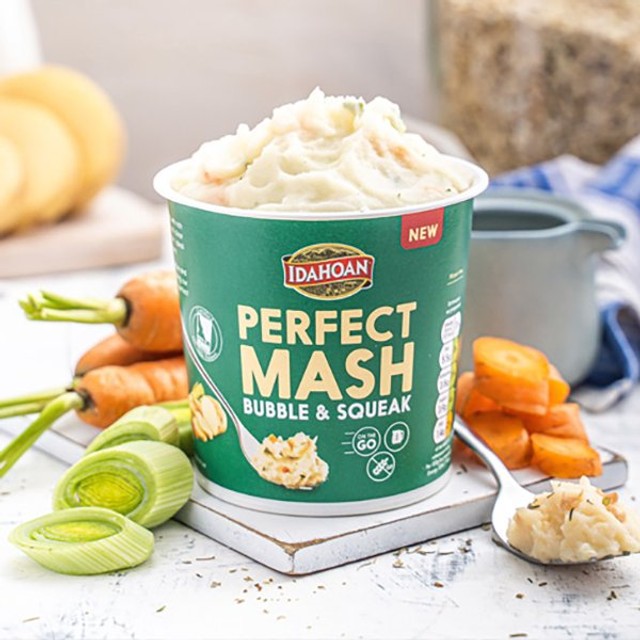 Idahoan Bubble & Squeak instant mash pot 55g - British product