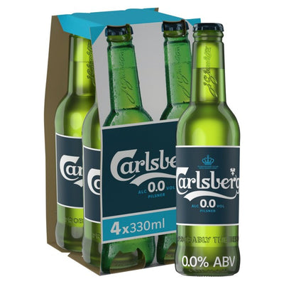 Carlsberg Alcohol Free Lager Beer 4 x 330ml