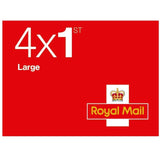 Royal Mail 1st Class Large Stamps 4 stamps - British product