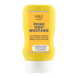 M&S Posh Dog Mustard American style 300g, imported from the UK