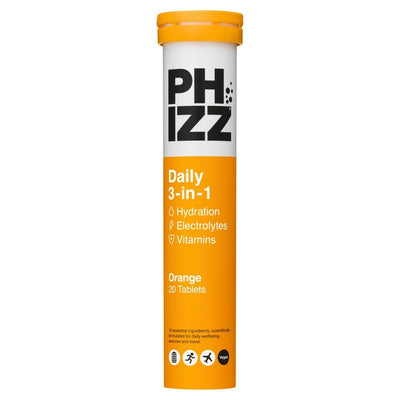 M&S Phizz Orange Effervescent Hydration Electrolyte & Vitamin Tablets 20 Pack- Buy online at McGrocer