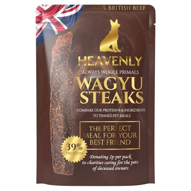 Heavenly Dog British Beef Wagyu dog meal 50g, UK version