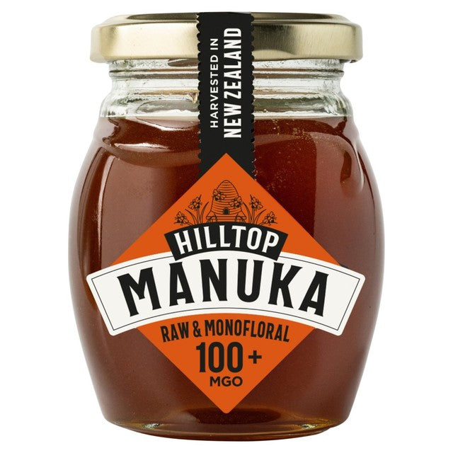Hilltop Honey Manuka MGO100+ honey 225g, UK version