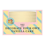 M&S vanilla cake decorate your own, imported from the UK