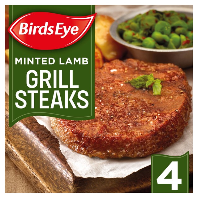 Birds Eye minted lamb grill steaks 300g - British product