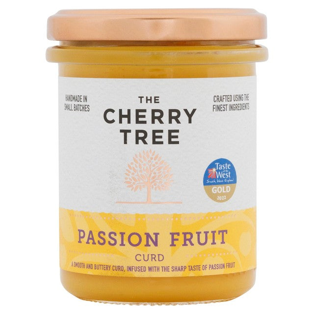 The Cherry Tree passion fruit curd 210g, imported from the UK