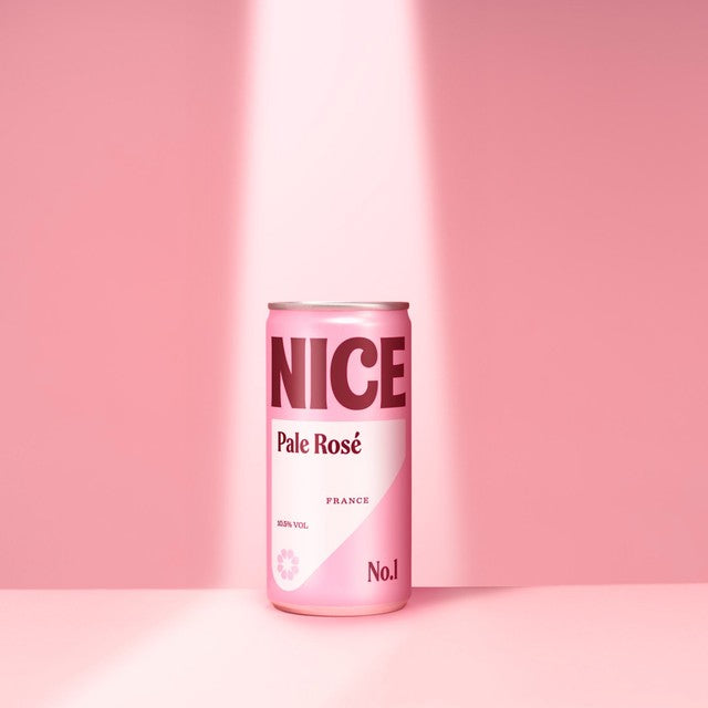 Nice brand Pale Rose 187ml aluminium drink can, imported from the UK