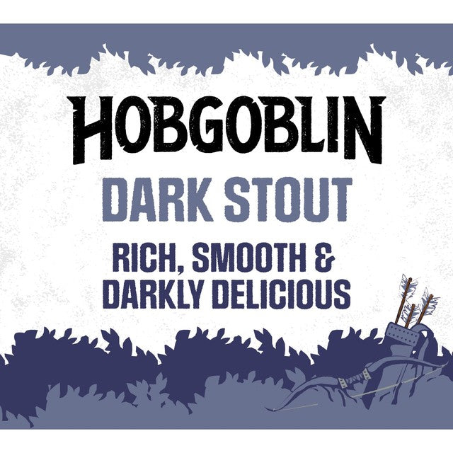 Hobgoblin Stout beer 500ml, UK version