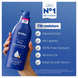 Nivea dry skin body lotion 400ml, imported from the UK