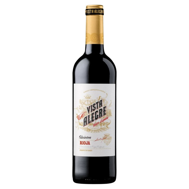 Vista Alegre Rioja Reserva 75cl bottle of red wine (British brand)