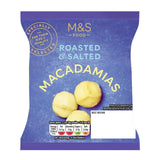 M&S Roasted Salted Macadamia Nuts 100g, imported from the UK