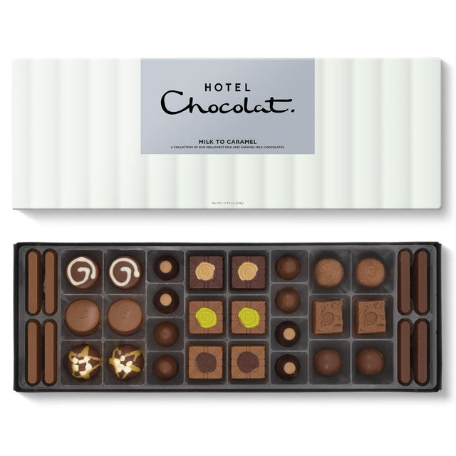 Hotel Chocolat Milk to Caramel Sleekster chocolate box 340g, imported from the UK
