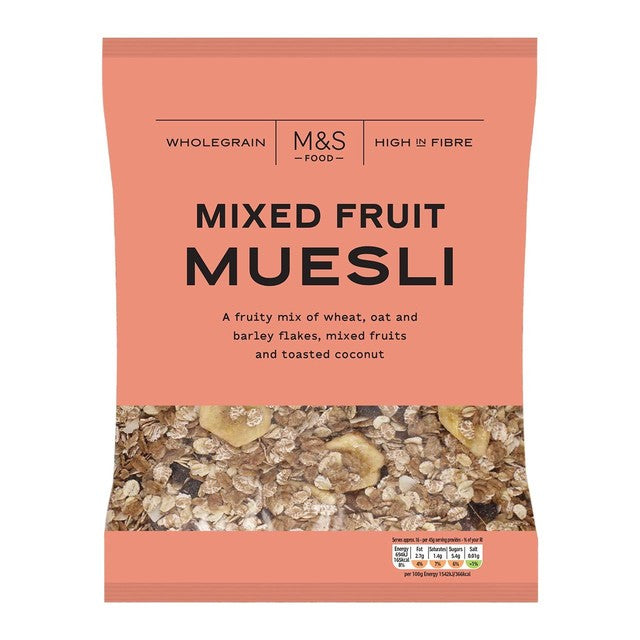 M&S mixed fruit muesli (British brand)
