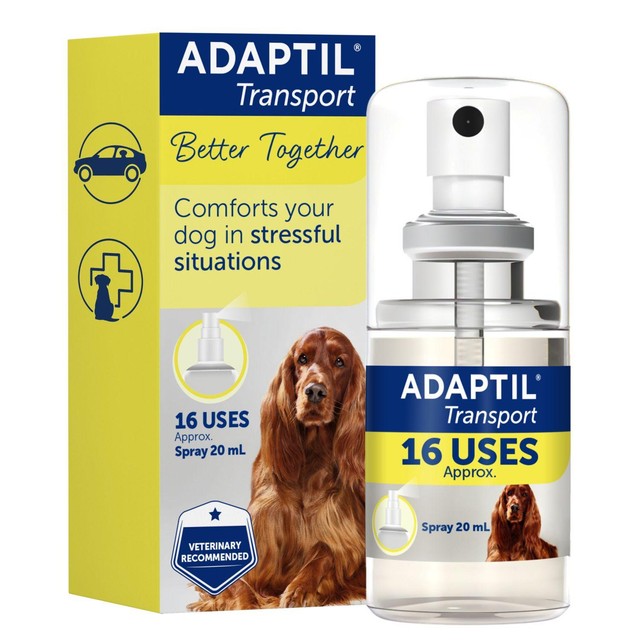 Adaptil dog calming spray 20ml (British brand)