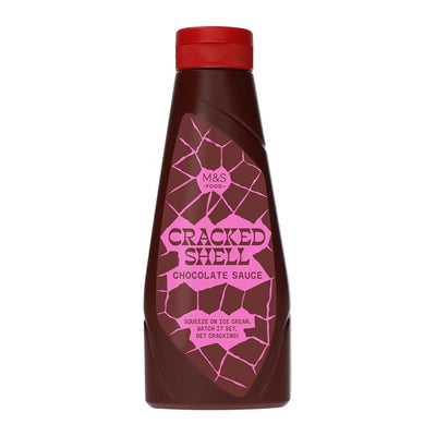 M&S Schokoladensauce mit knackiger Kruste als Eisdeckcreme, 250g