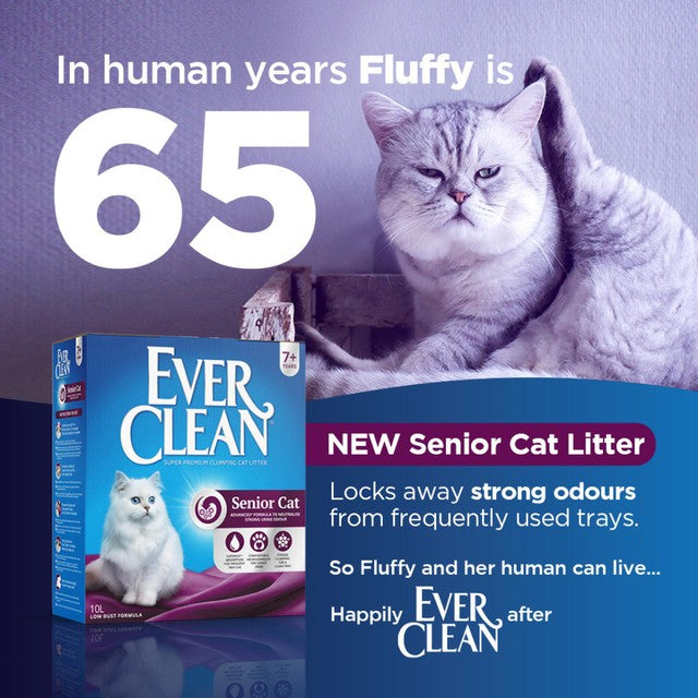 Ever Clean senior cat litter 10L - British product