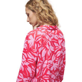 M&S Lobster Print Pyjama Top Pink Size 8, imported from the UK