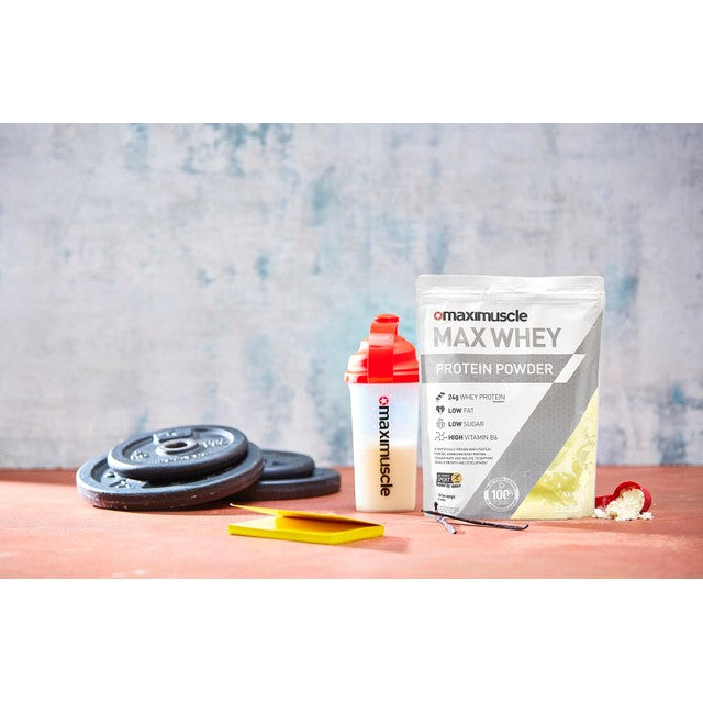 Maximuscle Vanilla Whey Protein Powder 420g, imported from the UK