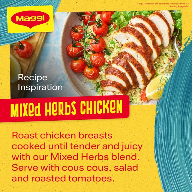 Maggi Mixed Herbs recipe mix 30g, imported from the UK