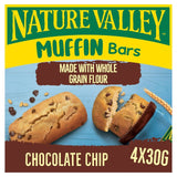 Nature Valley Chocolate Chip Muffin Bars 4 x 30g, imported from the UK