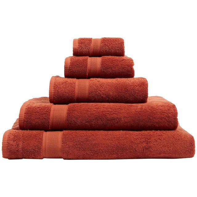 M&S pure cotton bath towel Rust, imported from the UK