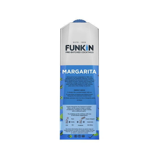 Funkin Margarita cocktail mixer 1L - British product