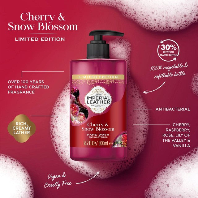 Imperial Leather Cherry Snow Blossom hand wash 500ml, UK version