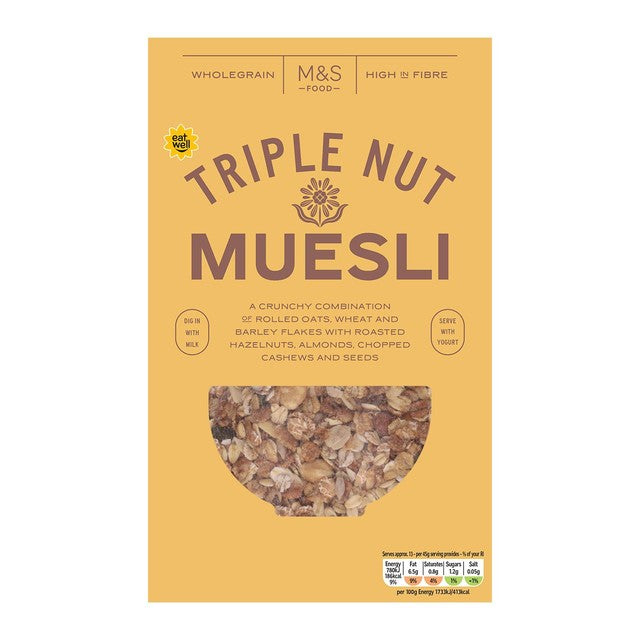 M&S Totally Nuts muesli 600g, imported from the UK