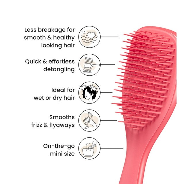 Tangle Teezer hairbrush Pink Punch Mini (British brand)
