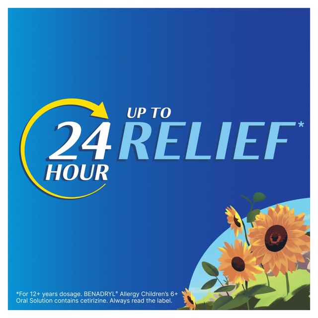 Benadryl Children's Allergy Oral Solution 6+, imported from the UK