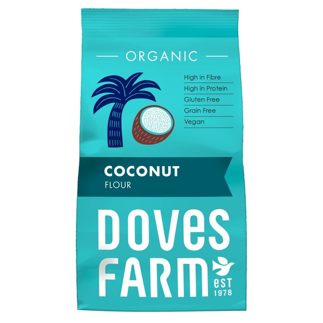 Doves Farm gluten-free organic coconut flour 500g - British product