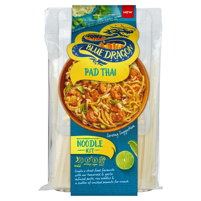 Blue Dragon Pad Thai noodle kit 265g - British product