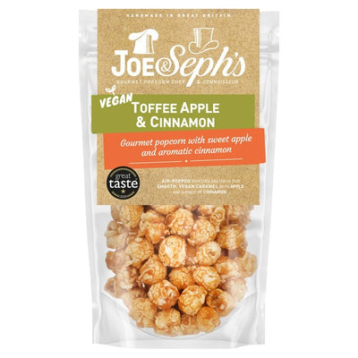 Joe & Seph's veganer Toffee-Apfel & Zimt süßer Popcorn 70g