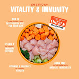 Barking Heads wet dog food Bowl Lickin' Chicken 300g (British brand)