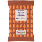 Ocado roasted and salted almonds 200g, imported from the UK