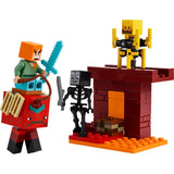 LEGO Minecraft The Nether Lava Battle building set 99 pieces, UK version