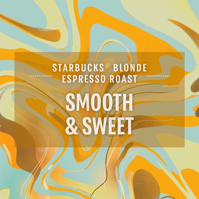 Starbucks Blonde Espresso Roast coffee pods 18 capsules - British product