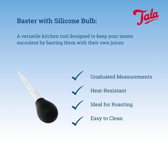 Tala Silicone Baster with Cleaning Brush 32cm (British brand)