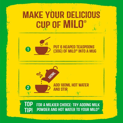 M&S Milo ACTIV-GO Malted Milk Chocolate Malt Drinking Powder 400g- Buy online at McGrocer