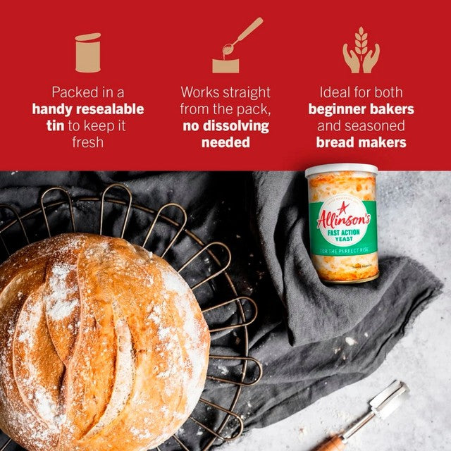 Allinson's Easy Bake Yeast 100g - British product