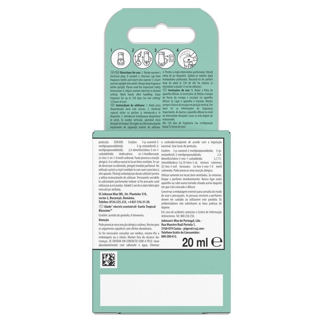 Glade Plug In Refill Tropical Blossoms 20ml, UK version